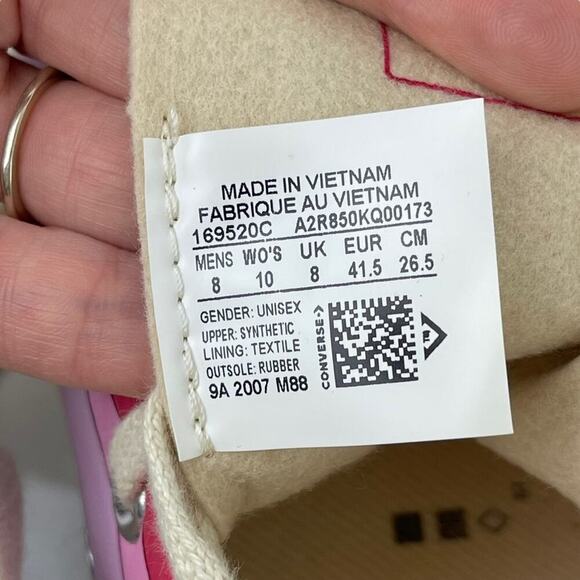 Converse Chuck Taylor 70 Thermo Felt High Top Sneaker 169520C Womens Size 10 - Picture 14 of 16